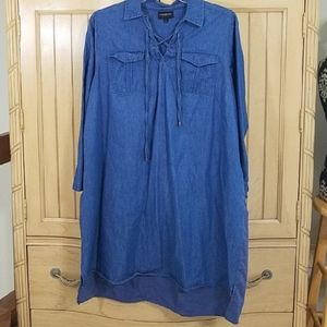 Denim Dress, Lane Bryant, sz 22